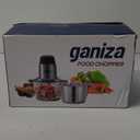Ganiza Electric Food Chopper with Meat Grinder & Vegetable Chopper