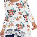 storeofbaby Girls Casual Tunic Tops Short Sleeve Loose Soft Blouse T-Shirt for 4-13 Years (L)
