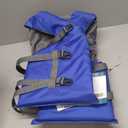Stearns Adult Life Vest, USCG Approved Type III Life Jacket, PFD for Boating, Swimming, Watersports, Standard Fit, Blue