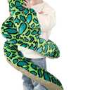 IKASA Giant Snake Stuffed Animal Plush Toy,106" Large Cobra Cute Jumbo Soft Toys,Huge Big Size Fluffy Plushy Fat Oversized Plushie,Gifts for Kids