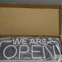 We Are Open Sign, 22" X 10" Bright Led Neon Open Sign, Adjustable Brightness and Blinking Modes, Large Open Signs for Business Bar Restaurant Hotel Storefront Window