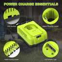 P117 Fast Charger Replacement for Ryobi 18V Battery Charger, Compatible with Ryobi 12V-18V ONE+ Lithium, NiCad,NiMh Batteries & Cordless Power Tools P102 P103 P107 P108 P109 PBP002 PBP005