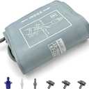 Replacement Extra Large Cuff for Omron BP Monitors 22-60CM Big Arm - Adjustable XL Blood Pressure Cuff, Includes 6 Universal Interface, Blood Pressure Monitors Large Cuff Compatible