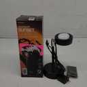 Merkury Innovations Sunset Lamp Multi-Color RGB with Remote, 16 LED Colors, Power Adapter