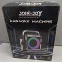 Portable Karaoke Machine, with Wireless Microphones, Bluetooth Party Speaker with LED Lights, Loud Subwoofer, USB/AUX, Outdoor Karaoke Speaker for Adults & Kids, Home & Party