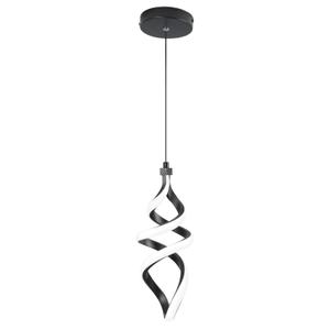 EIDISUNY  Pendant Light, 15W Spiral Led Pendant Light, 4500K Modern Pendant Lights Kitchen Island, Adjustable Height Pendant Light for Dining Room Bedroom Kitchen Island Cafe