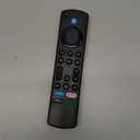 Replacement Voice Remote Control for Fire Series, TV Cube/Stick, Compatible with 4K Max/4K (1st/2nd Gen), (2nd/3rd Gen)/Lite/HD, Fit for Insignia/Pioneer Smart TV (Black- Hulu Button)