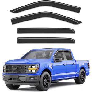 Window Rain Guards for Ford F150 2015-2026/2017-2026 F250-F550 SuperCrew