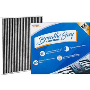 Spearhead Odor Defense Breathe Easy Cabin Filter | Fits 15-25 F-150, 22-25 F-150 Lightning, 17-25 F-250/350, 18-24 Expedition, 18-24 Navigator | Up to 25% Longer Lasting w/Activated Carbon (BE-150)