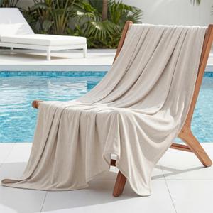 Bedsure Oat Beige Cooling Blanket Twin XL for Hot Sleepers -Summer Cold Blanket with Rayon Derived from Bamboo for Twin Size Bed, Ice Cool Cold Lightweight Arc-Chill Thin Summer Bedding, 60x90