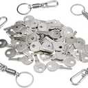 ZTUOAUMA 50X RV Lock Keys CH751 for RV Compartments Campers Cabinet Door Hatch Locks Carts T-Handles Pickup Shells Tool Boxes Trash Laundry Chutes Sprinkler Controllers with 5PCS Keychain