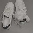 Adokoo Women's Fashion Sneakers PU Leather Casual Shoes White Tennis Low Top Shoes Womens Lace Up Sneakers. 10