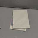 90+54+14 A5 Refill Paper with Undated Monthly Weekly Calendar Planner Inserts, 6 Ring Loose Leaf Lined Filler Paper Refillable for Binder Planner Journal Agenda Notebook