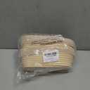 DOYOLLA Bread Proofing Baskets Set of 2 10 inch Oval Shaped Dough Proofing Bowls w/Liners Perfect for Professional & Home Sourdough Bread Baking