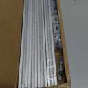 8Pack 2020 Aluminum Extrusion V-Slot 300mm Silver Extruded Aluminum Profile 20x20 V-Slotted Framing European Standard Anodized Linear Rail for 3D Printer Accessories Parts