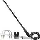 Retevis GMRS Mobile Antenna, Heavy Duty Fiberglass GMRS Antenna, 6.5dB 462-467MHz, Spring Base with 16ft RG-58U Coaxial Cable, Compatible with Midland Radio Retevis RT97 RA86(1Pack)