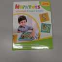 Sensory Activity Board for Kids & Toddlers: Double-Sided Fidget Board Toys with Storage Bag for Stress, Anxiety, ADHD & Autism | Tactile Sensory Toys for 3 4 5 6 Year Old Boys & Girls (2PCS)