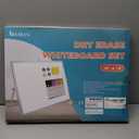 Dry Erase White Board, 16inX12in Large Magnetic Desktop Whiteboard with Stand, 10 Markers, 4 Magnets, 1 Eraser, Portable Double-Sided White Board Easel for Memo to Do List Desk Office