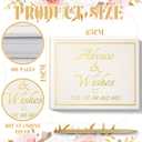 Engrowtic Advice and Wishes for The Mr and Mrs Bridal Shower Guest Book Wedding Gift with Pen Wedding Games Bridal Shower Decorations Advice Book for Bride Groom Party Favors