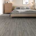 VEELIKE Rustic Barnwood Vinyl Plank Flooring Peel and Stick Floor Tile Waterproof Wood Look Vinyl Flooring 16 Planks 24 Sq. Ft. Adhesive Laminate Flooring for Bathroom Bedroom Kitchen Garage 6''x36'', Box of 16 Tiles