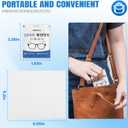 VOISEN Lens Wipes for Eyeglasses,800 Pack Eye Glasses Cleaner Wipes,Pre-Moistened Individually Wrapped Lens Wipes,Non-Scratching Non-Streaking,Safe for Eyeglasses, Goggles, Camera Lens, Phone
