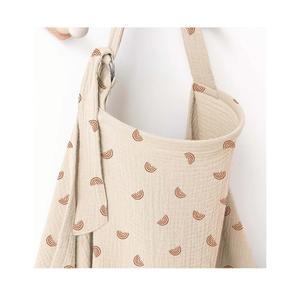 Muslin Nursing Covers for Breastfeeding, Privacy Breast Feeding Cover with Arch Neckline for Mom and Baby, Breathable 100% Cotton Nursing Apron Multi-use Stroller Cover