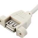 uxcell Motherboard USB 2.0 9 Pin Header to 2 Ports A Female Adapter Cable