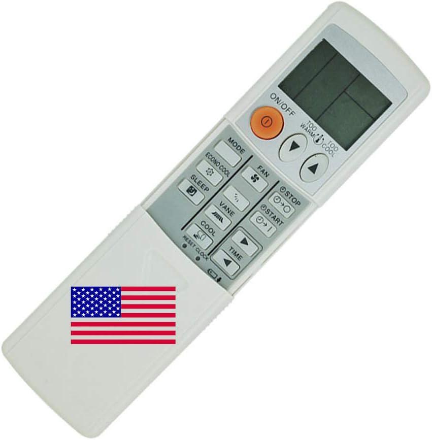 Replacement Remote Control for Mitsubishi MSZ-GE15NA MSZ-GE18NA MSZ-GE24NA MSY-GE09NA MSY-GE12NA MSY-GE15NA MSY-GE18NA MSY-GE24NA MSY-GE09NA-8 MSY-GE12NA-8 Air Conditioner