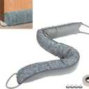 36 inch Triangle Under-Door Draft Stopper, Weighted Weather Stripping Block Hot and Cold Air, Noise, Bugs,Cotton & Polyester Under Door Gap Filler, Draft Stopper, Easy Install