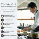 Asahi Cookin Cut Rubber Cutting Board, NE05102, Home Use, Made in Japan L 15.7 x 9.1 x 0.5 inches (40cm x 23cm x 1.3cm)