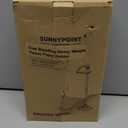 SunnyPoint Bathroom Free Standing Toilet Tissue Paper Roll Holder Stand with Reserve Function, Satin Nickel