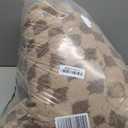 Aimuan Reading Pillow Checkered Bed Rest Wedge Backrest Checkerboard Pillow with Arms Back Support for Sitting Up in Bed Cushion Incline Rest Sleeping Snoring Pillow (Khaki, Large)