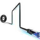 Cat8 Ethernet Cable 150 FT Indoor & Outdoor, Ethernet Cable High Speed 40Gbps 2000Mhz, Flexible Shielded Internet Cable, Cat 8 SSTP Network Cable for Home/Office/Gaming/POE, Black