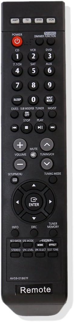 AH59-01867F Replacement Remote Applicable for Samsung Home Theater AVR720 HTAS720S HTAS720ST HTAS720ST/XAA HTAS720ST/XAC HTAS720 HT-AS720 HT-AS720S HT-AS720ST HT-AS720ST/XAA AV-R720 HT-AS720ST/XAC