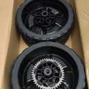 CheeMuii 4 Pack HRN216 Lawn Mower Wheels Kit 2 Rear Wheels Replace for 42710-VR8-N00ZA and 2 Front Wheels Replace for 44710-VR8-N00ZA Compatible with Honda HRN216 Lawn Mower