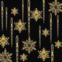 Chuangdi 72 Pcs Snowflake Icicle Ornaments for Christmas Tree Twisted Glitter Icicles Acrylic Hanging Drop Decoration for Winter Xmas Holiday Party New Year Outdoor Supplies (Yellow)