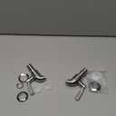 Oak Leaf Replacement Spigot for Beverage Dispenser, Stainless Steel Spigot for Drink Dispenser, Water Dispenser Faucet, Food Grade, 2 Pack