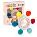 Akolik Baby Teething Toys, Teething Relief Toy, BPA Free Baby Chew Toys Infant Toys Newborn Accessories, Teethers for Babies 0-3-6-9-12 Months Old Boys Girls