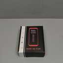 Yeaban Tire Inflator Portable Air Compressor-4X Faster 150 PSI -Rechargeable Battery & 12V DC Dual Power Supply, Smart Air Pump for Car Motorcycle Bicycle Ball with LED SOS Lighting (Black)