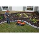 Black+Decker Akku-Rasenmher CLMA4825L2 (36V, 2.5Ah, 48 cm Schnittbreite, mit Autosense-Technologie, fr groe Rasenflchen bis 600 m, 7-fache Hhenverstellung, INKL. 2 Akkus, Ladegert)