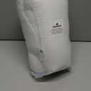 Ultra Flat Thin Pillows for Sleeping Queen Size, 2-1/2" High Slim Bed Pillow for Back Stomach Sleepers Down Alternative Filling Hypoallergenic White 18x30 in