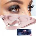 Eye Mask for Lash Extensions, Sleep Mask for Lash Extensions for Women,Lash Extension Sleep Mask for Travel Yoga Nap, 100% Blackout 3D Eye Mask for Sleeping (Pink)