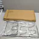 Cabilock Multi-Layer Slipper Rack 3-Tier Metal Slippers Storage Shelf Space Saving Indoor Shoe Organizer for Entryway Bathroom Living Room 18X10X7.7 Inch