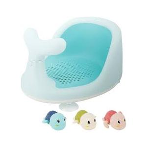 Baby Bath Seat for Bathtub - Baby Bathtub Seat for Babies Sitting Up to 6 to 36 Months with 3 BathToys, Breathable & Elastic Mesh Silicone Cushion with Back Support & Strong Suction Cups 
