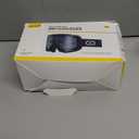 Lamicall Ski Goggles with 3X Anti-Fog - 100% UV Protection, OTG, Gifts for Skiing, Snowboard, Snowmobile, Men, Women (Black Frame - Silver Lens)