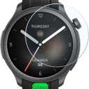 Aemus Screen Protector Compatible for Amazfit Balance SmartWatch (3 Pack) Clear Tempered Glass Film