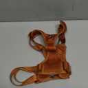 No Pull Dog Harness for Small Medium Large Dogs - Adjustable 2 Layer Mesh Dog Vest with Dual Clip, Escape Proof, Quick Release, Lightweight Breathable Mesh for Walking Hiking (Carmel Brown,M) (M(Neck:18.5-25.6",Chest:20.9-30.7"))