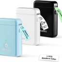 ORGBRO Label Maker Machine with Tape, Random Color-1 Count, X1 Bluetooth Mini Label Printer, Wireless Small Sticker Maker with Versatile App for School Home Office Organization (Random Color)