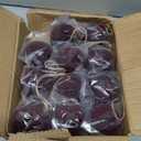 11PCS Light Scented Velvet Christmas Balls Ornament Shatterproof Velvet Xmas Tree Baubles Hanging Pendant for Winter Party Holiday Home Gift Office Yard Decor(Burgundy,2.36'')