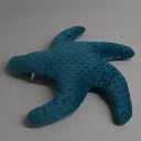 Marble Empire Starfish Pillow Starfish Decorative Throw Pillow Coastal Pillows Beach Ocean Nautical Theme Stuffed Plush for Bed Couch(Turquoise) (19.68inch)